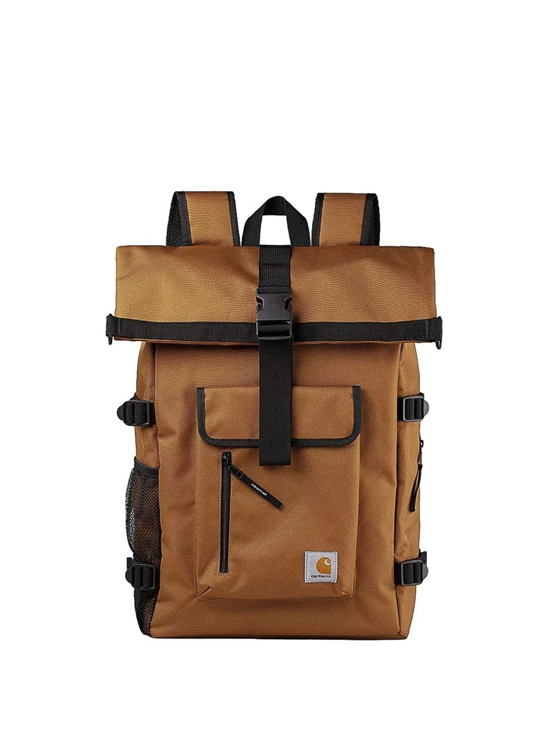 Philis roll-top buckled backpack 1
