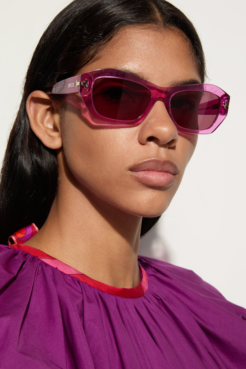 PUCCI PUCCI FISHTAIL HEXAGONAL SUNGLASSES outlook