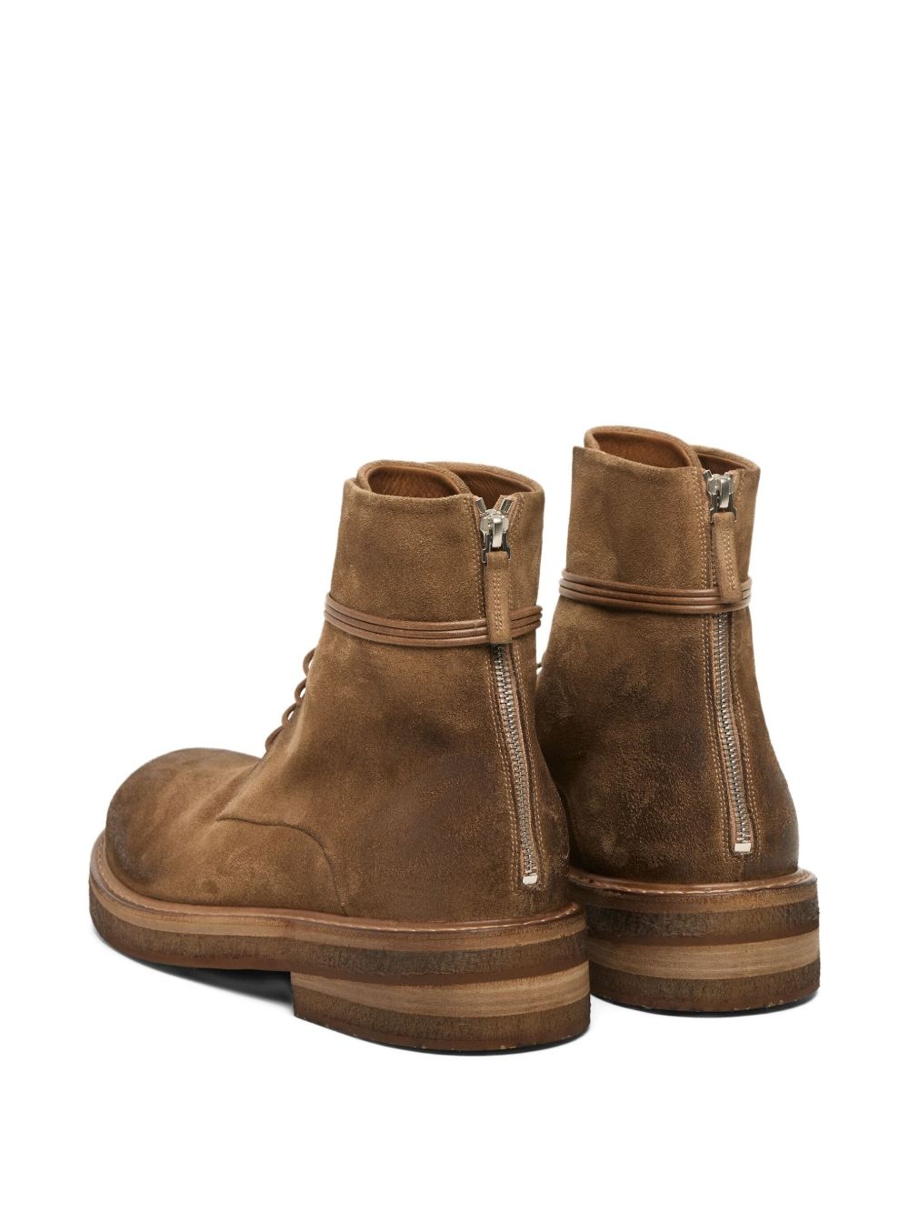 Parrucca lace-up suede boots - 3