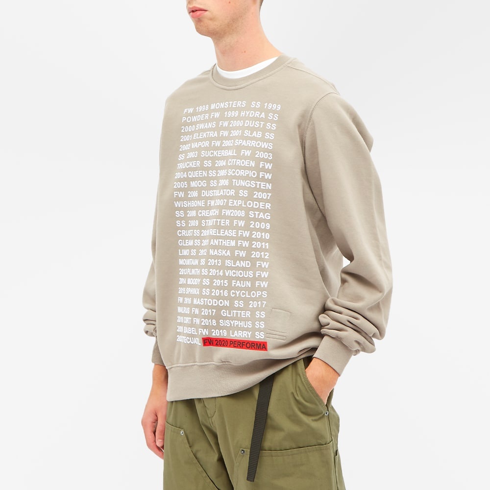 Rick Owens DRKSHDW Season Print Crew Sweat - 5