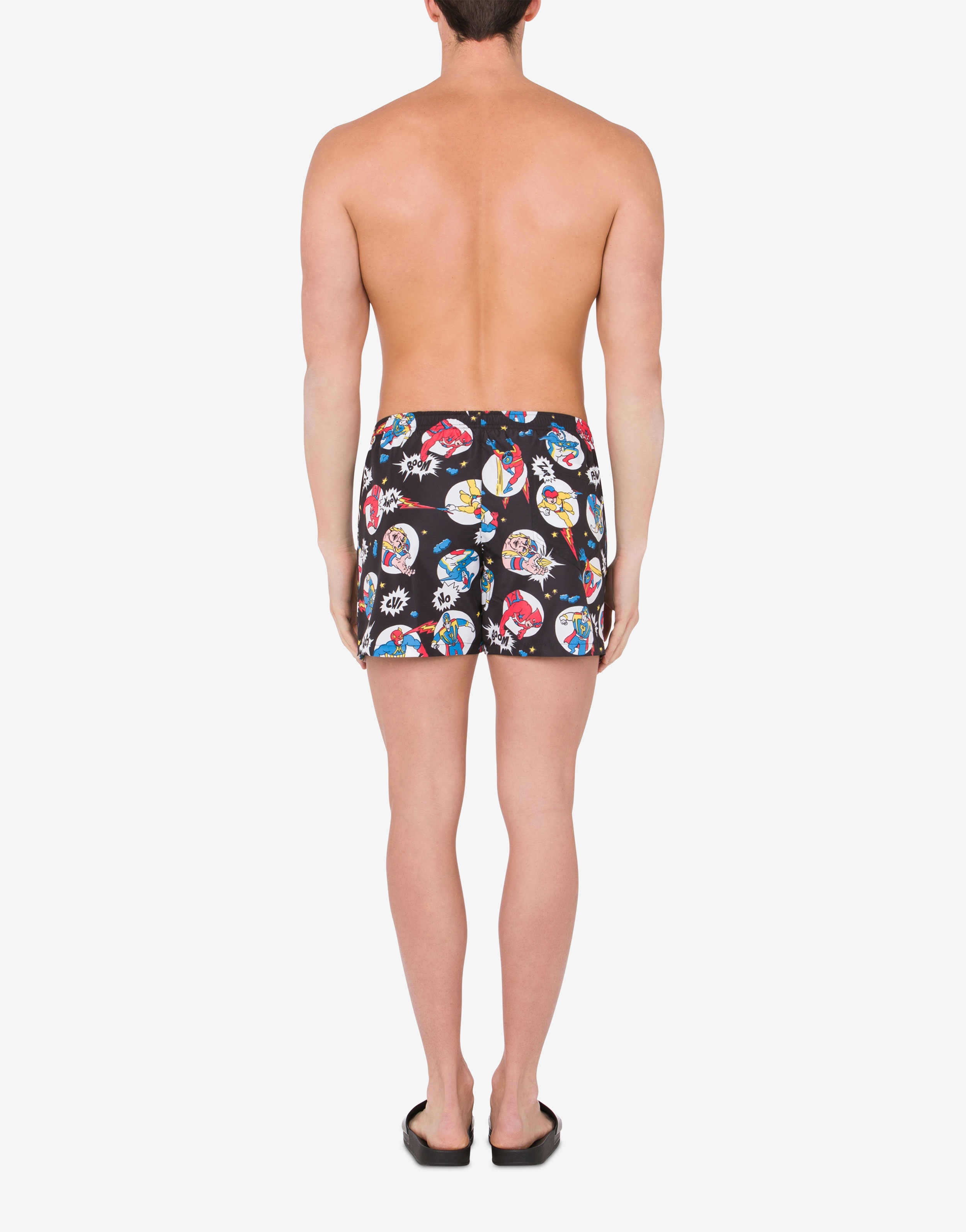 ALLOVER CARTOON SWIM TRUNKS - 3