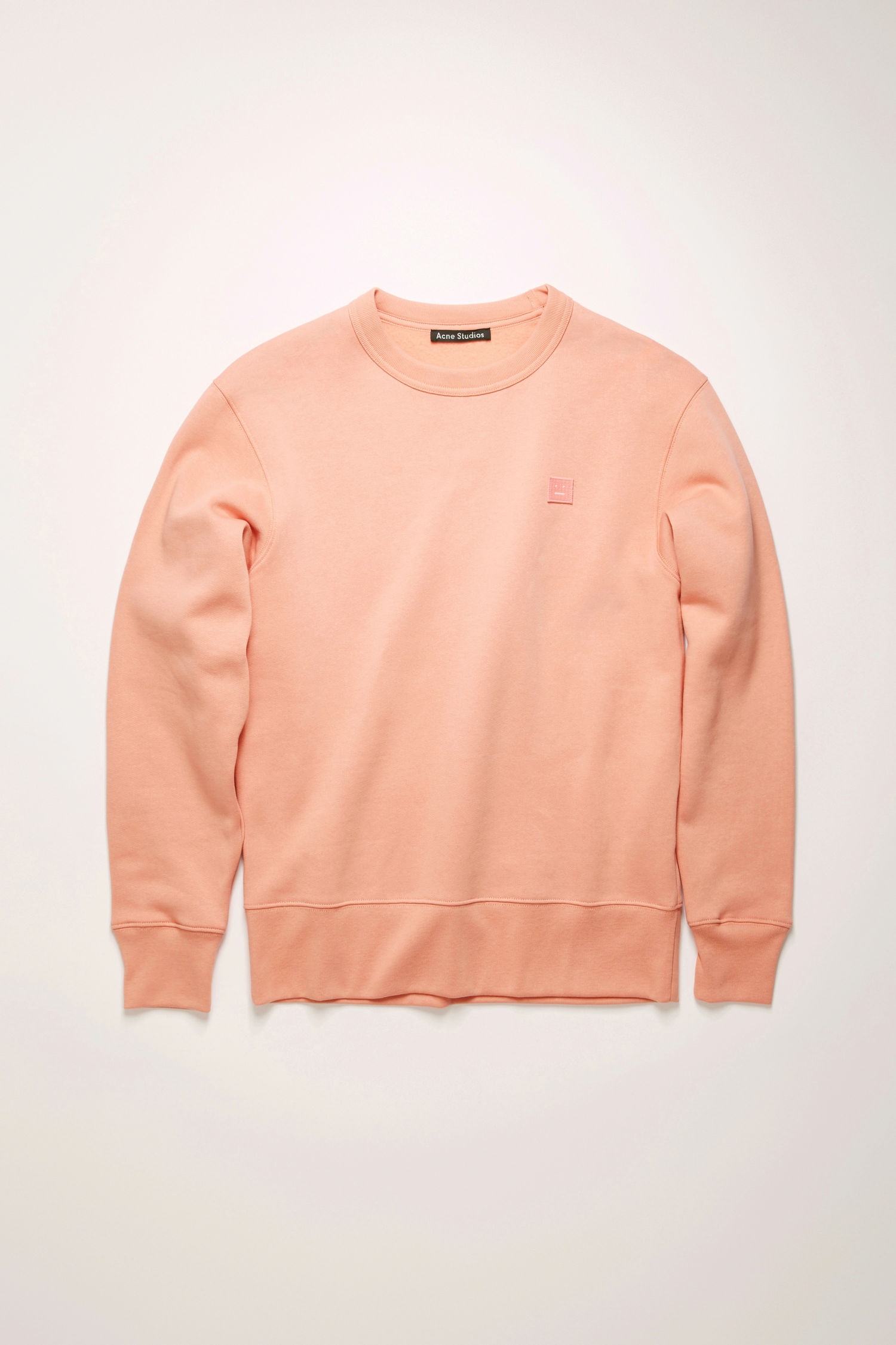 Crew neck sweatshirt pale pink - 1