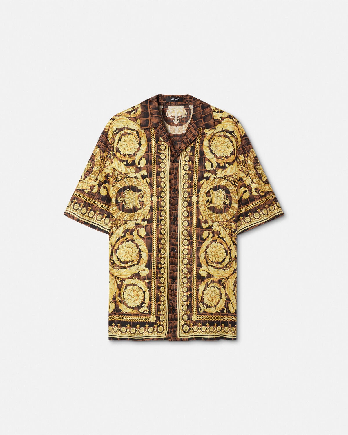 Baroccodile Silk Shirt - 1