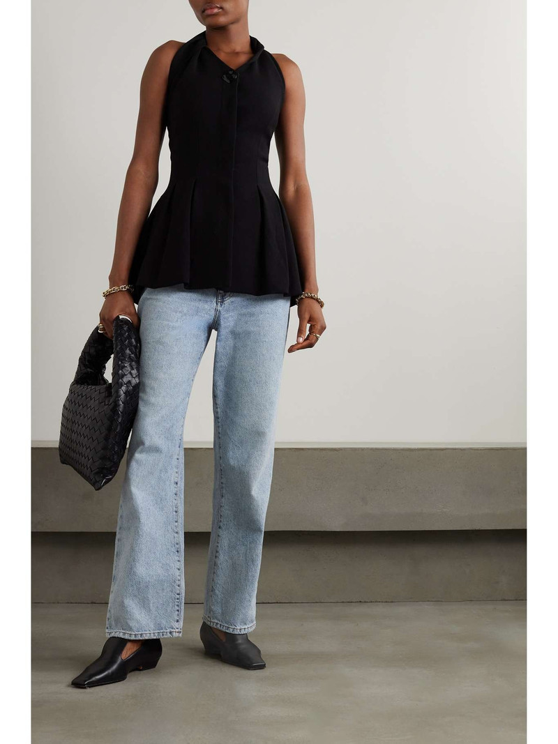 TOVE + NET SUSTAIN Sofie mid-rise wide-leg recycled jeans outlook
