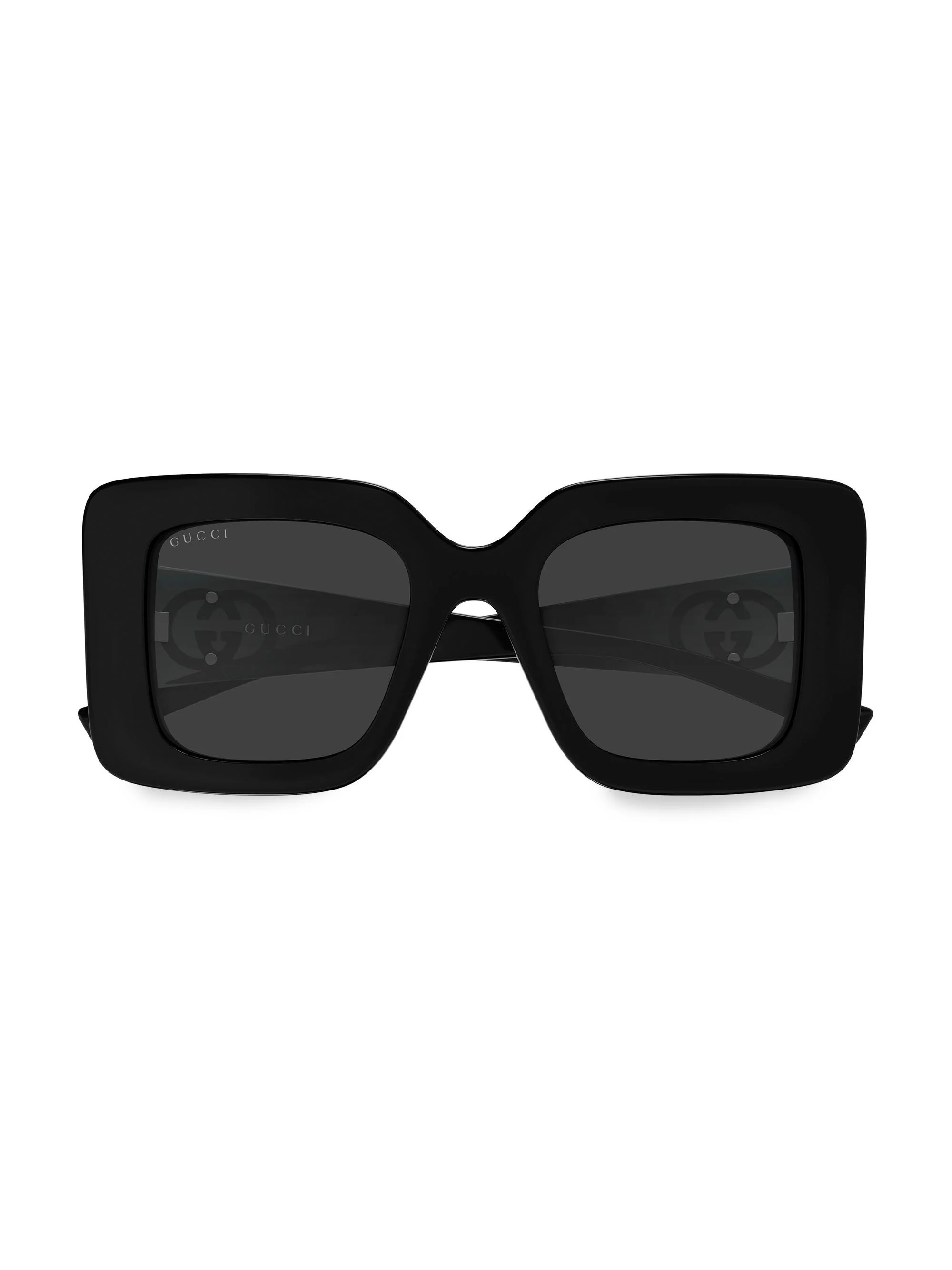 Women's Montecarlo 49MM Square Sunglasses - Black - 1