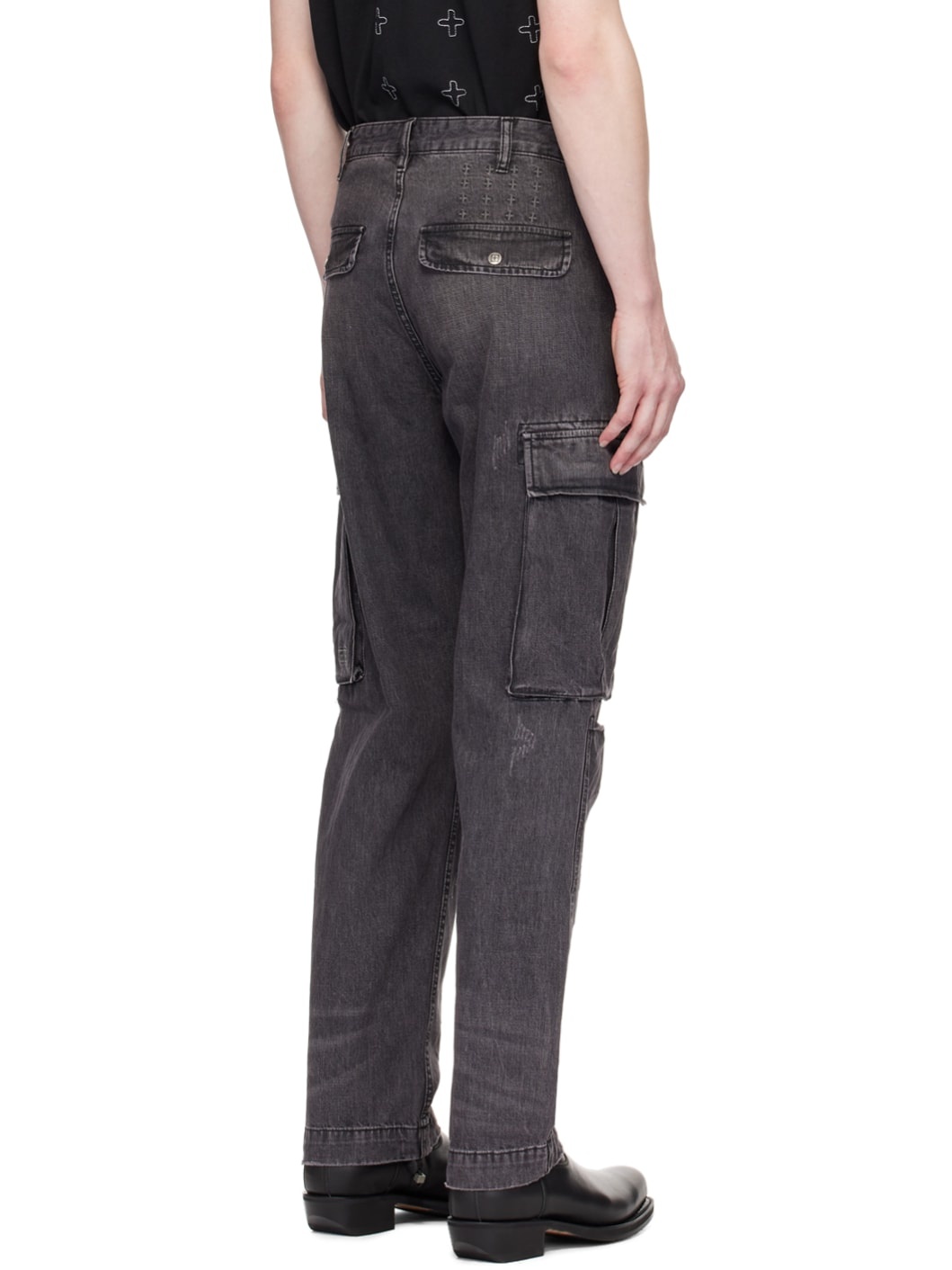 Black Riot Cargo Jeans - 3