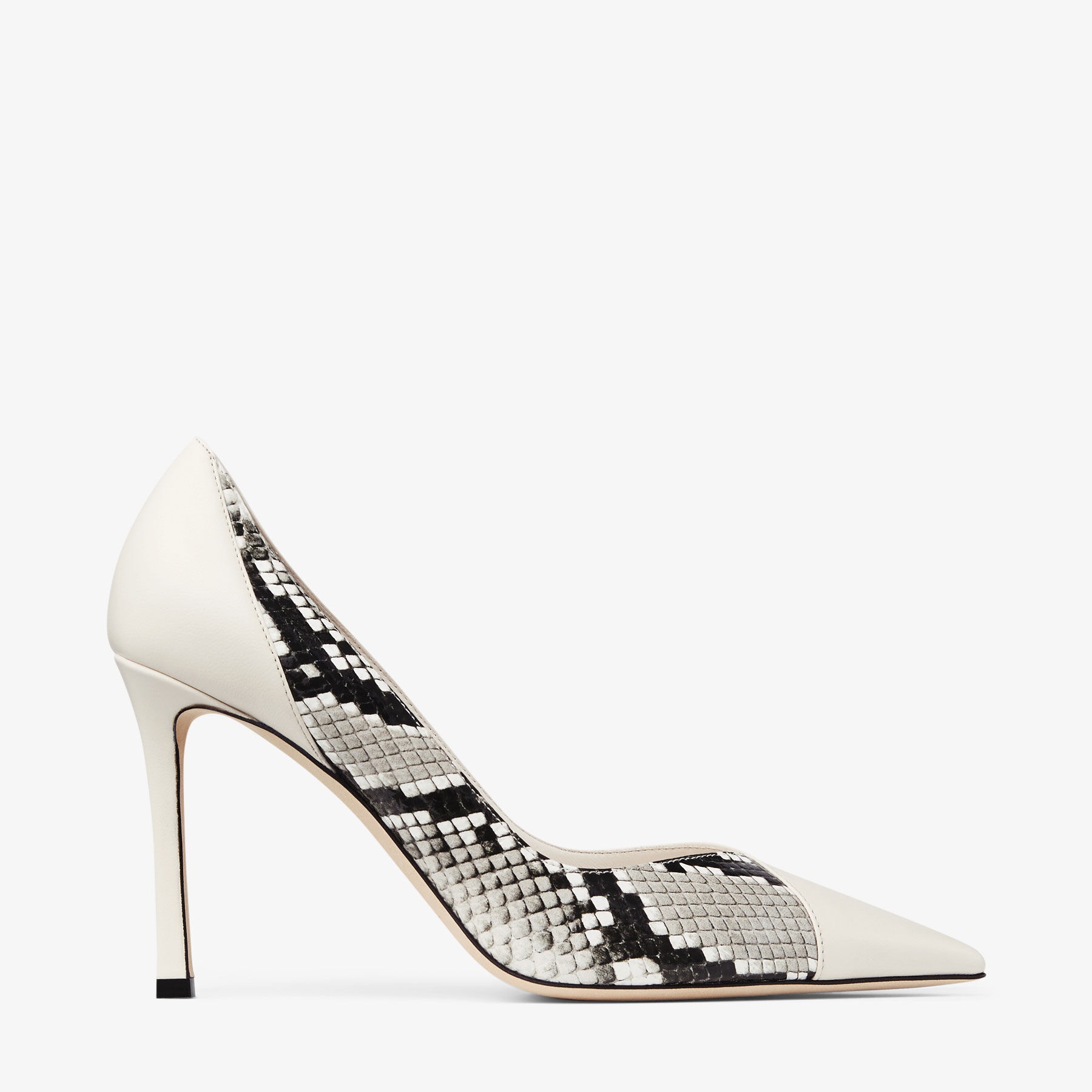 Cass 95
Roccia/Latte Snake Print Pumps - 1