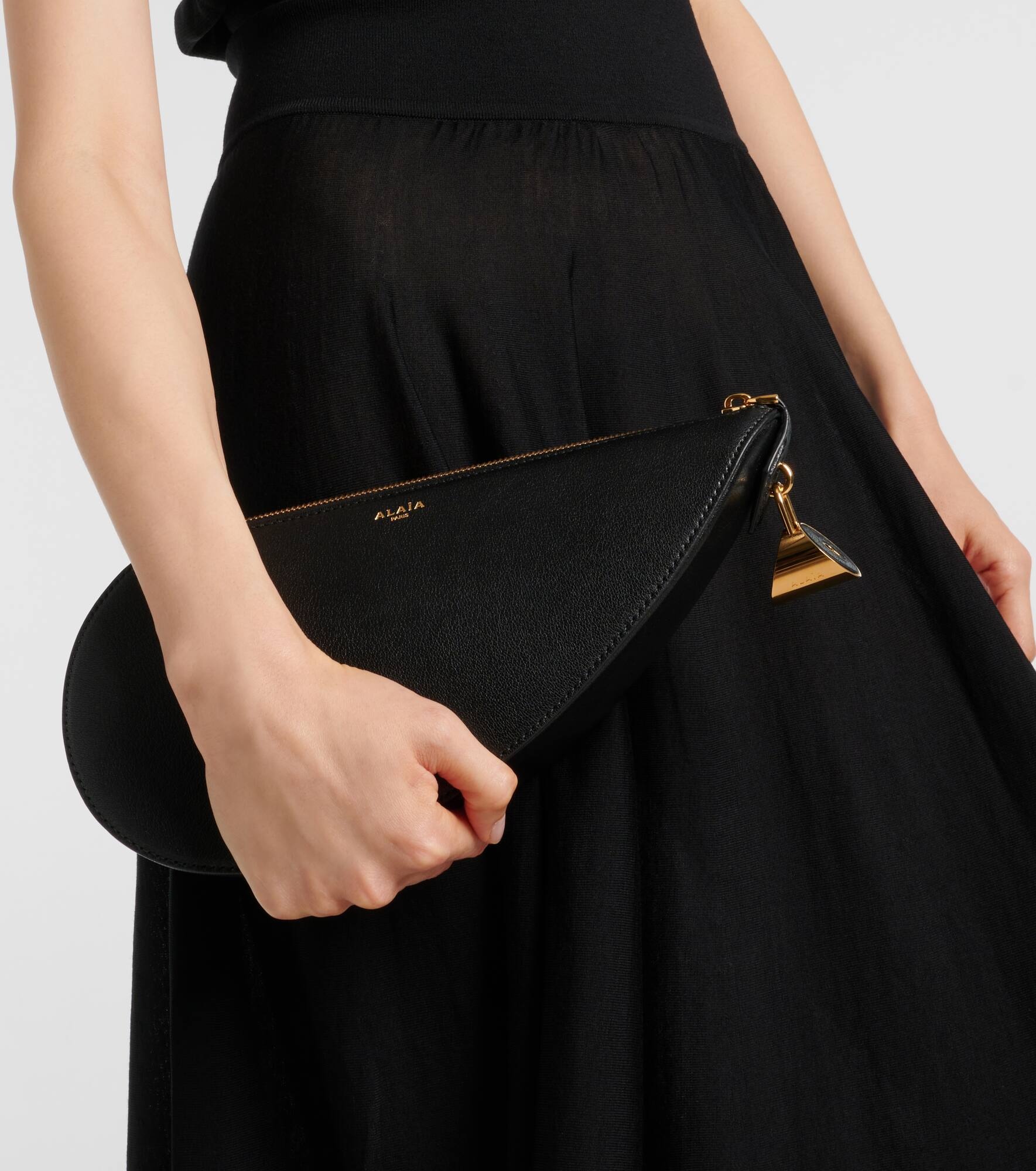 Le Demi Cœur leather clutch - 2