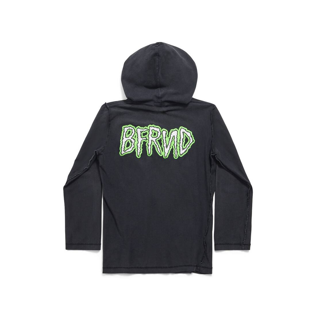【国内発送★BALENCIAGA】BFRND SERIES コネクテッド HOODIE Balenciaga Music | Bfrnd Series Hoodie Large Fit in Black