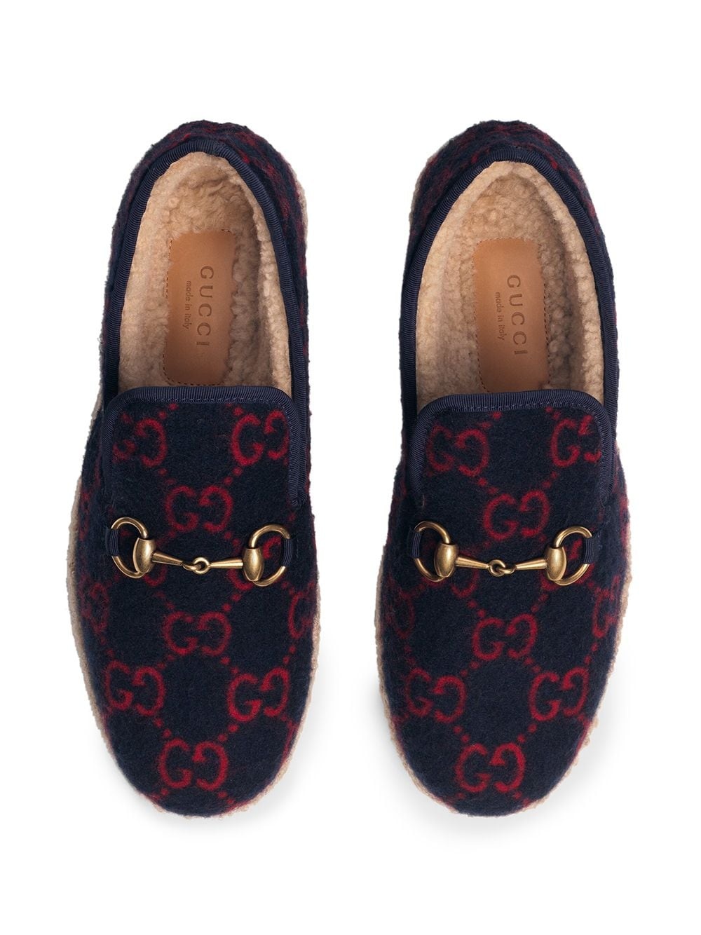 GG wool loafers - 4