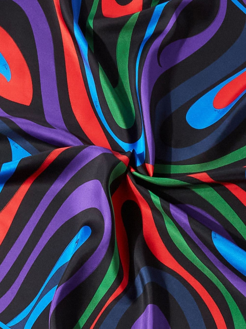 PUCCI Marmo-print silk scarf outlook