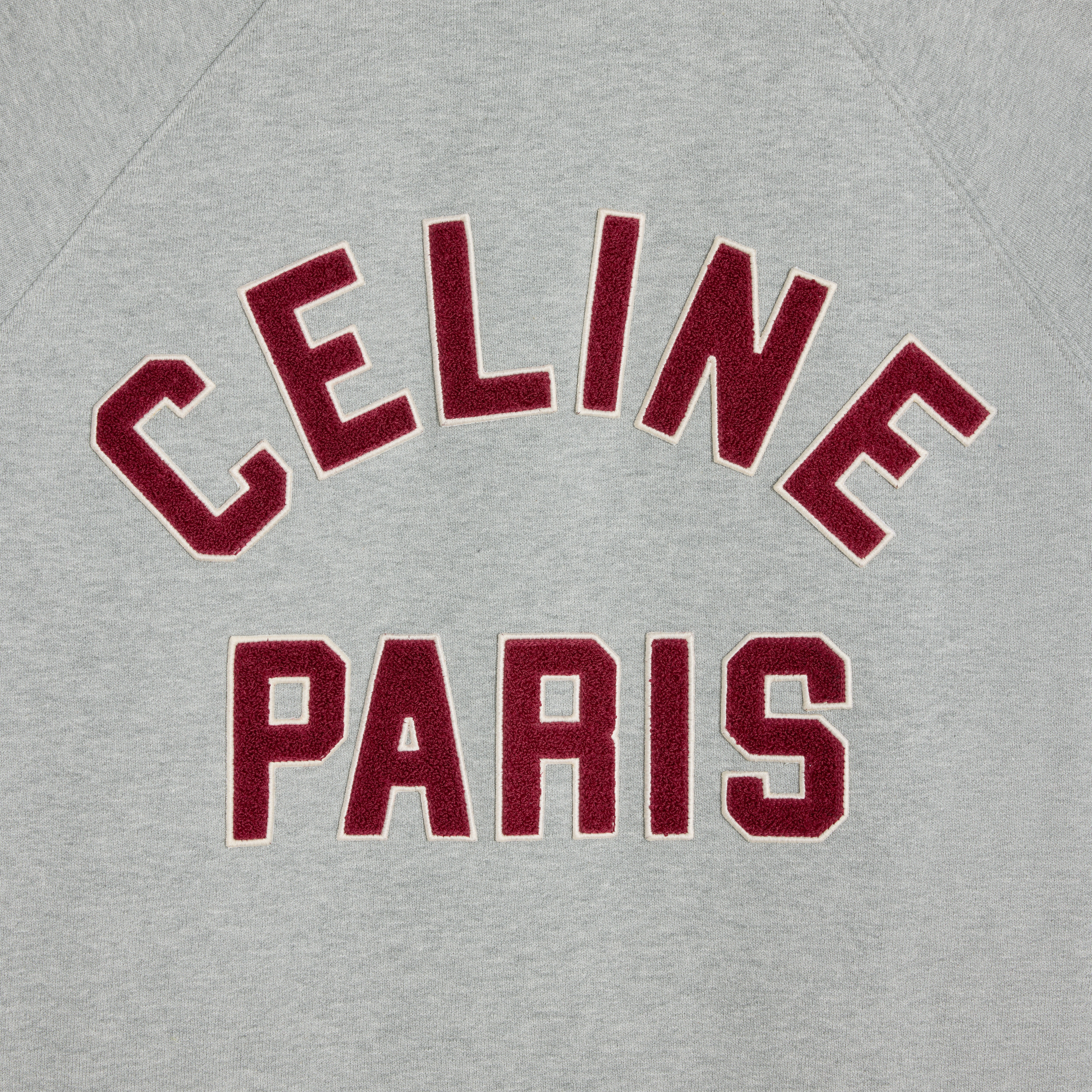 celine teddy college jacket in cotton fleece - 4