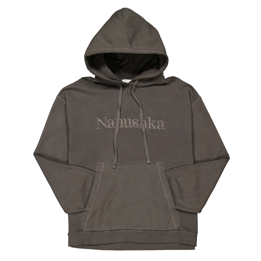 Nanushka Asphalt Cotton-Fleece Ever Hoodie - 5