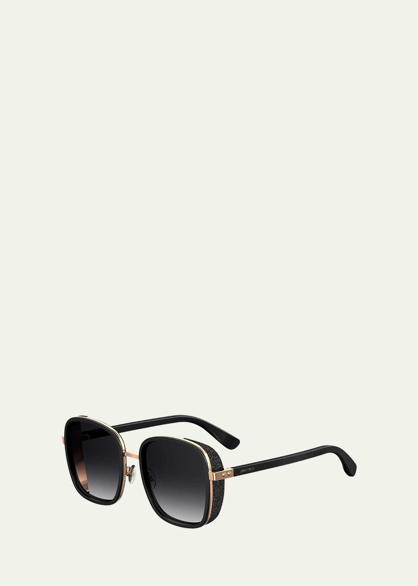 Jimmy Choo Eyewear Renee square-frame Sunglasses - Black