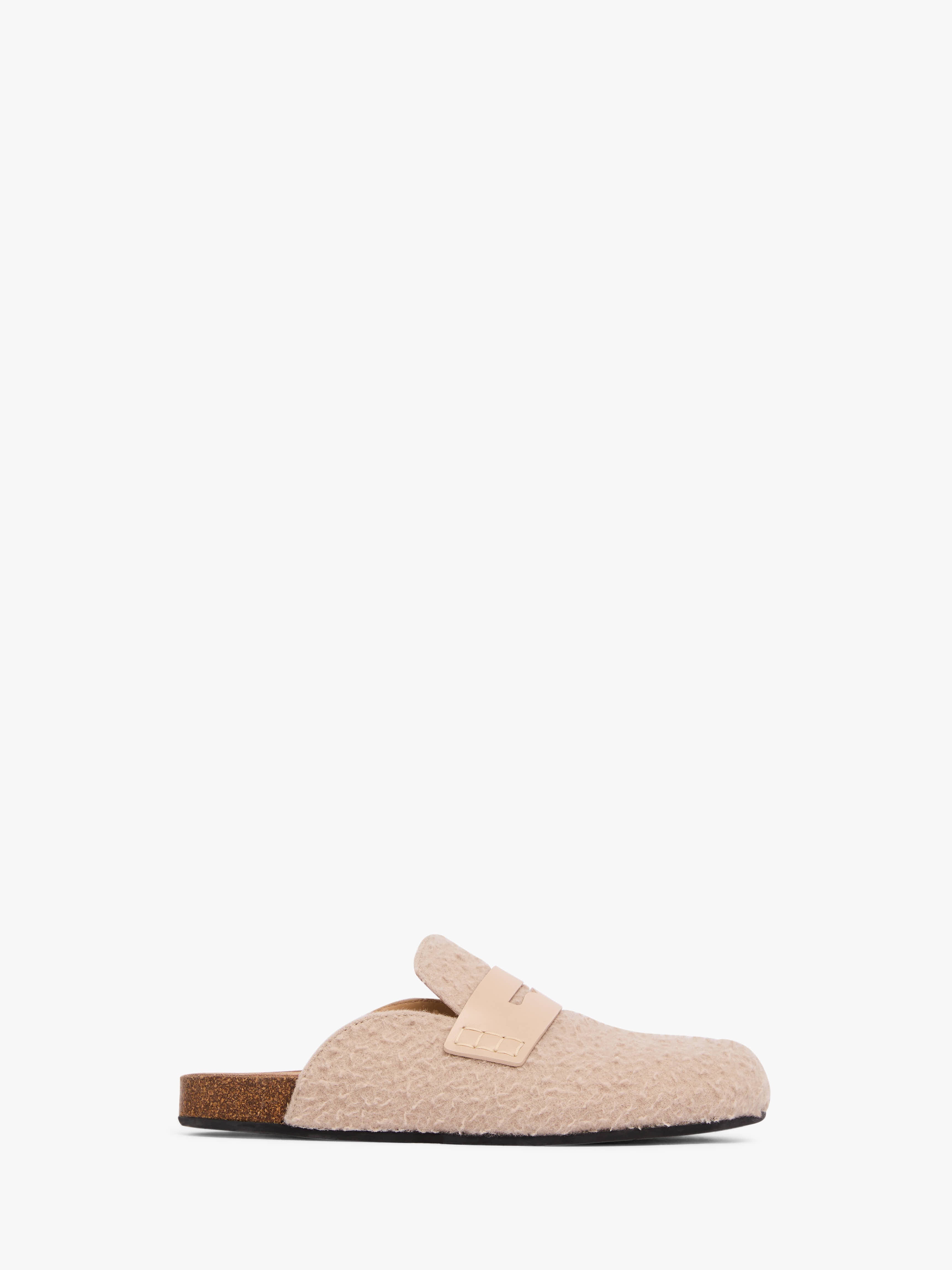 FELT LOAFER MULES - 1