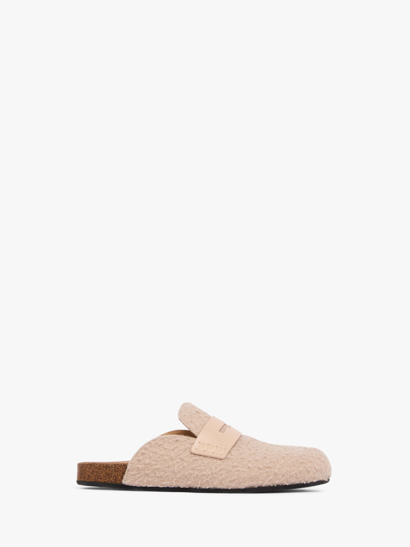 FELT LOAFER MULES 1