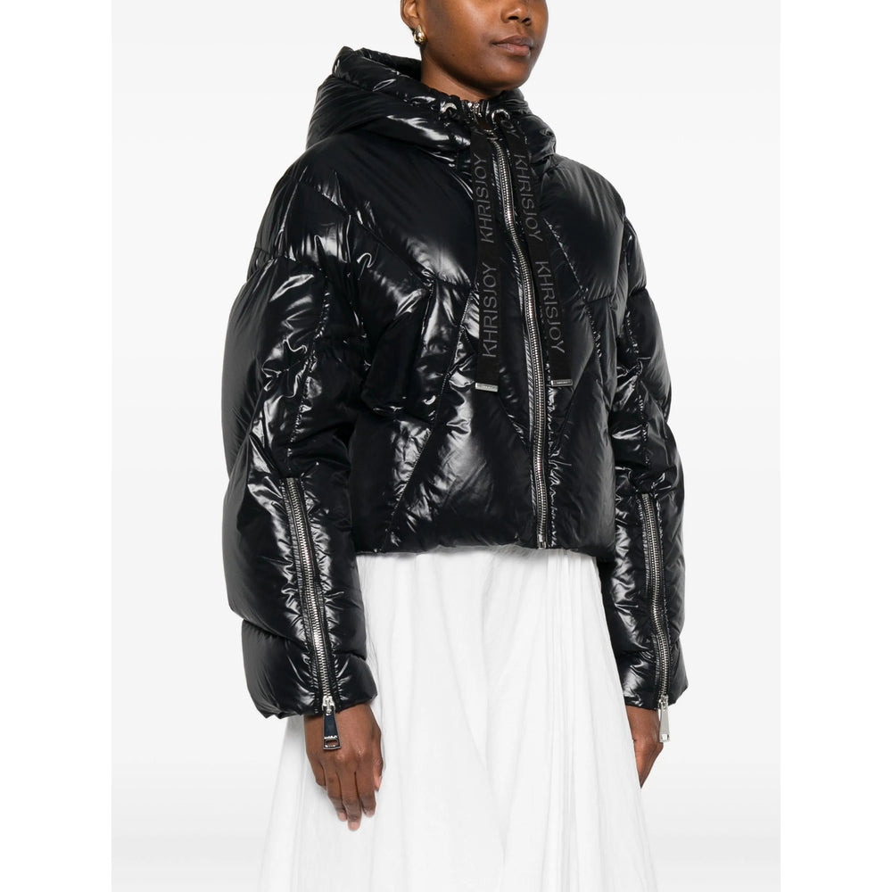 Khrisjoy Black Jackets - Puffer Jackets Women - 4