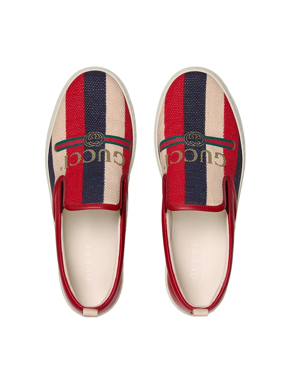 Gucci logo Sylvie slip-on sneakers - 5