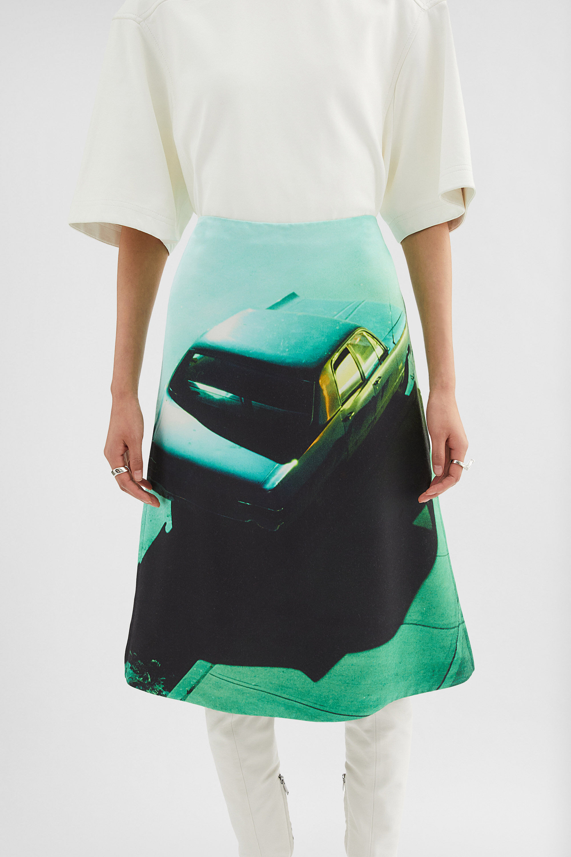 Printed Skirt - 4