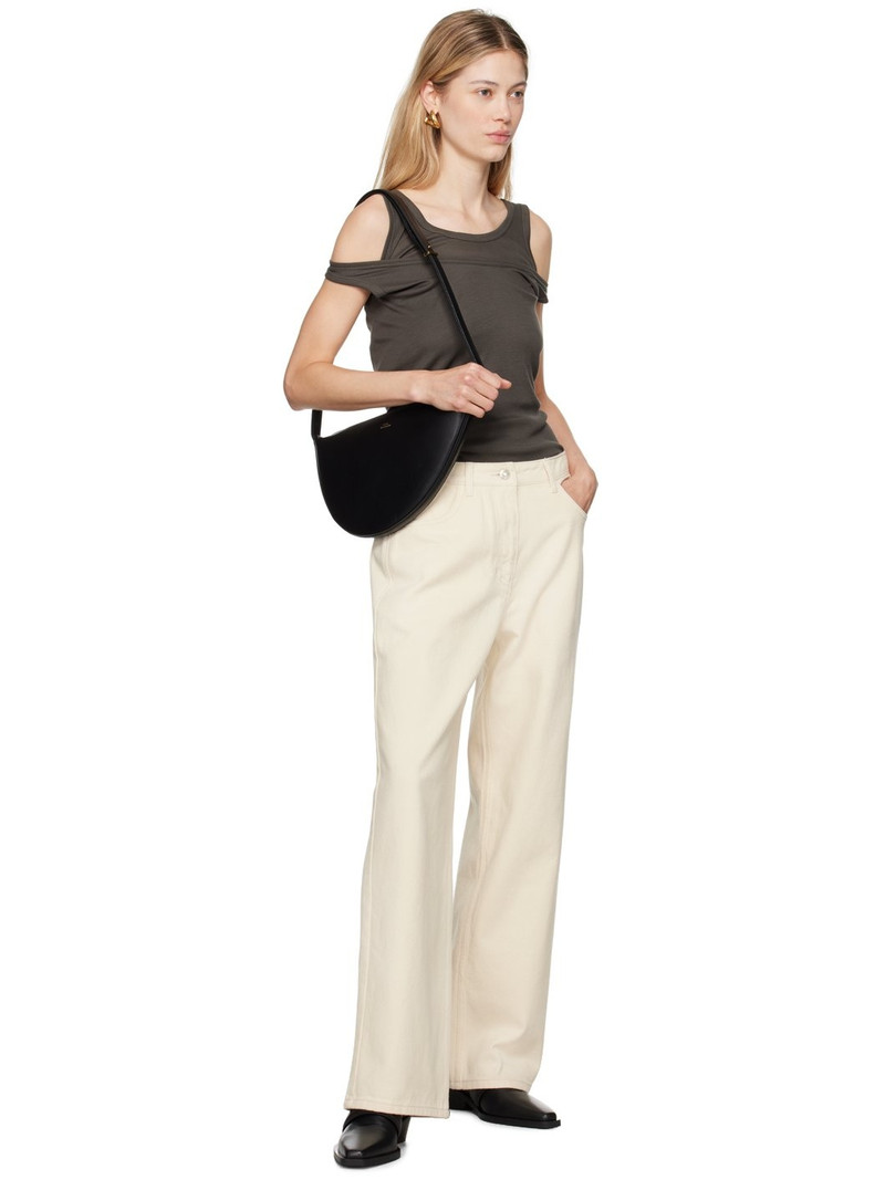 LE17SEPTEMBRE Off-White Basic Straight Jeans outlook