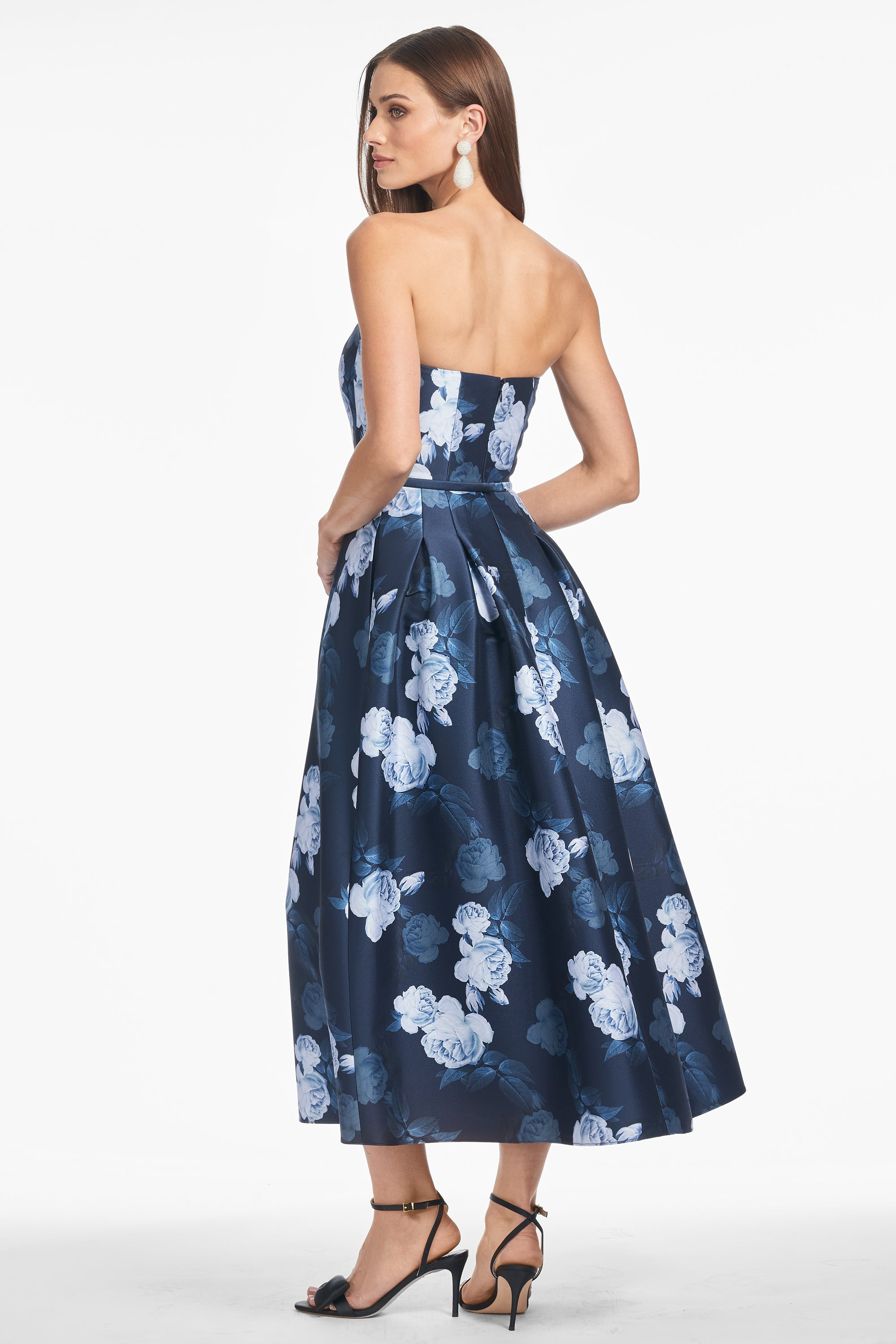 SHAY DRESS - MIDNIGHT GLACIAL ROSE - 4
