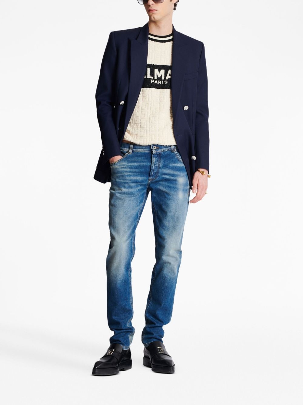 mid-rise slim-fit jeans - 2