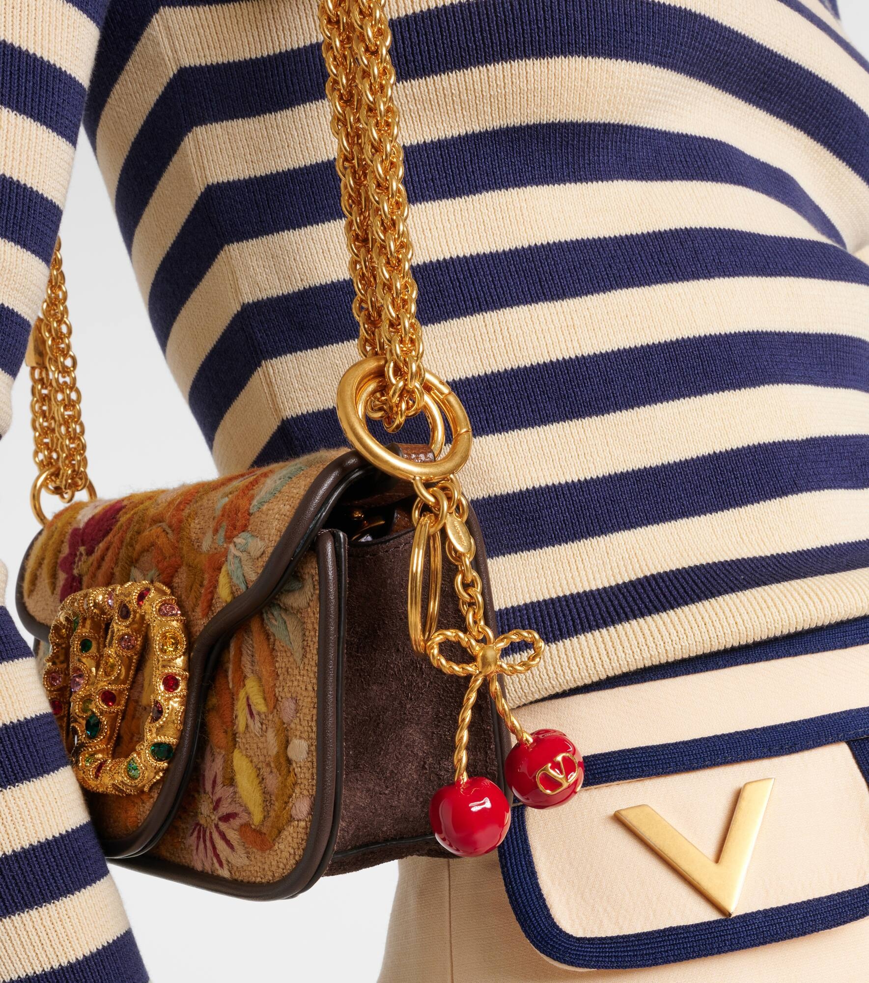 VLogo Cherries key ring - 2
