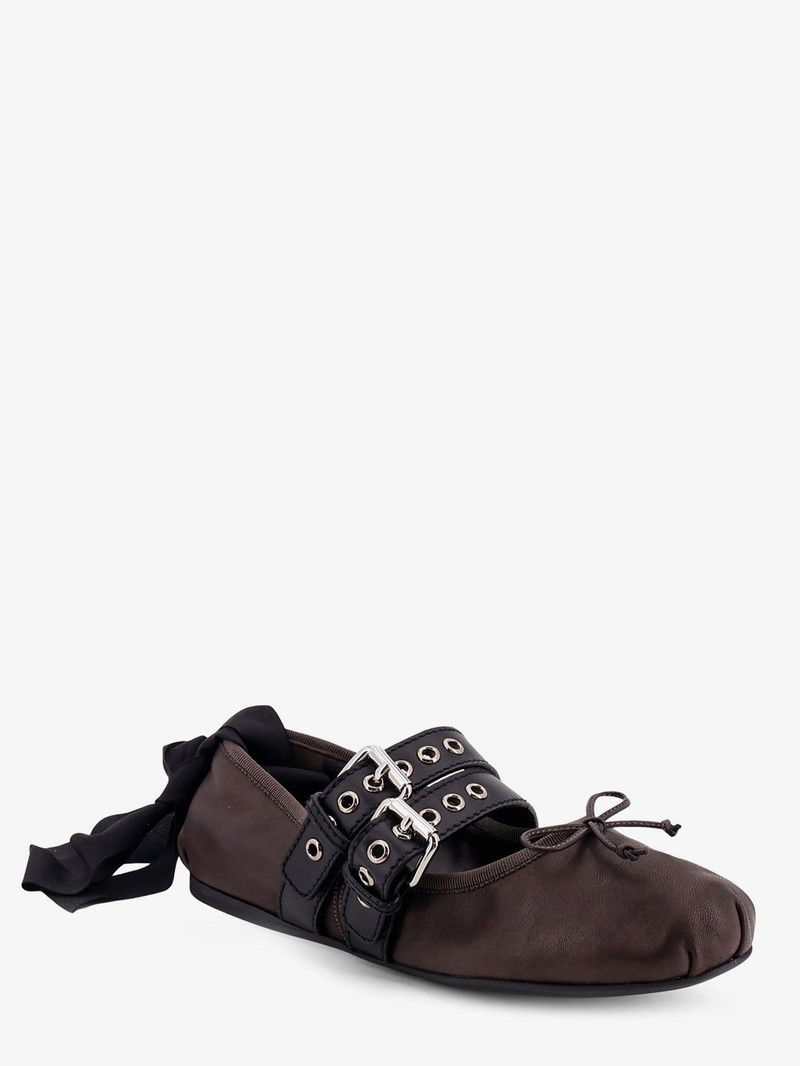 Miu Miu Leather Ballerinas outlook