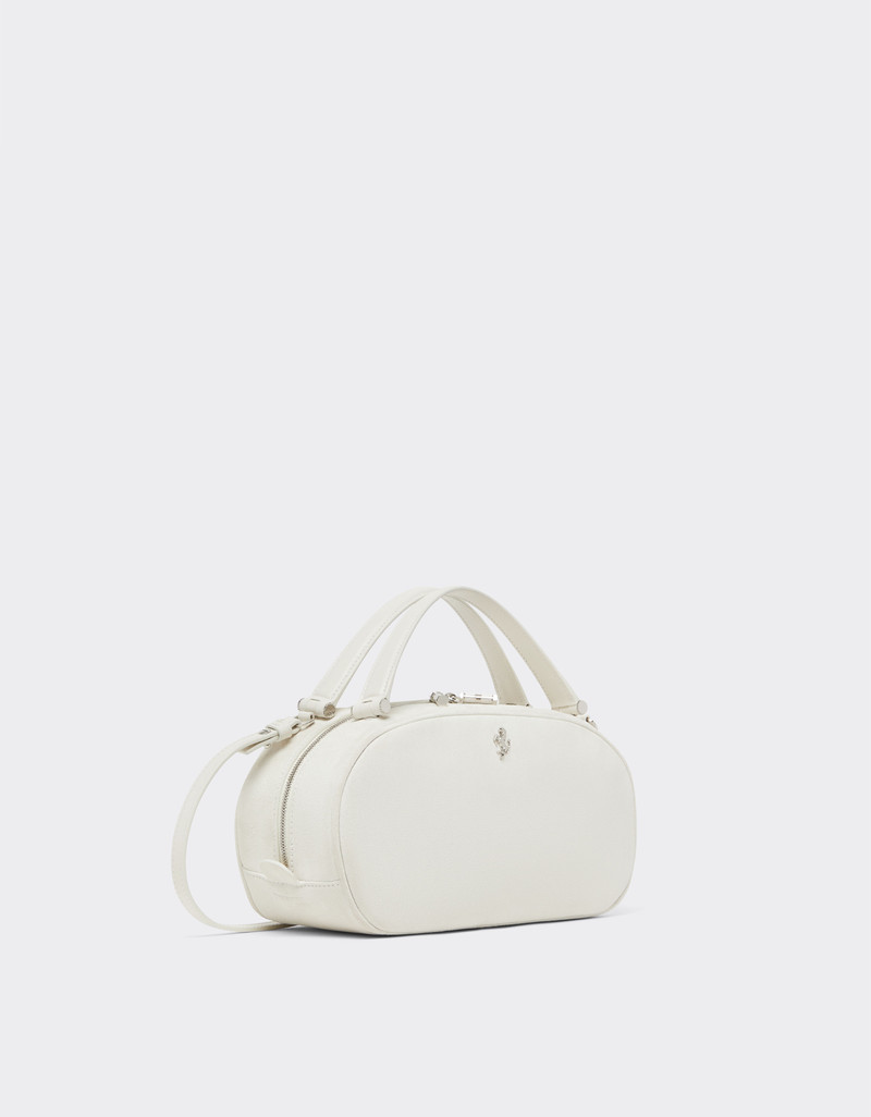 Ferrari Dino Mini Bowling Bag Soft in suede and leather 3