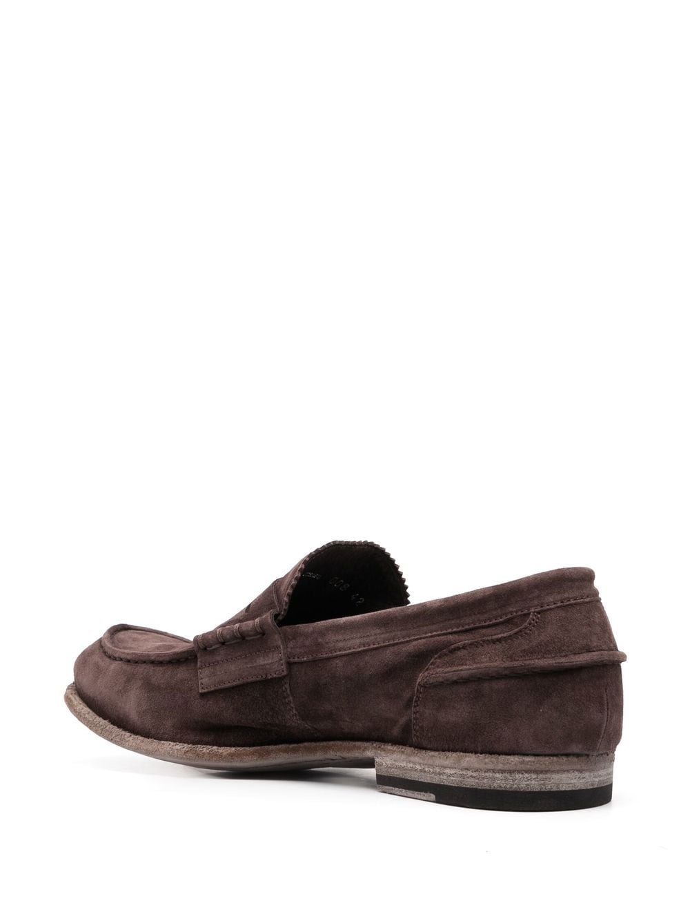 flat suede loafers - 3