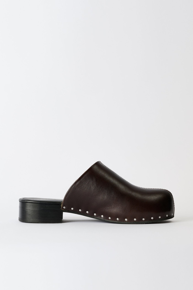 Naoto Clog Deep Americano Leather 4