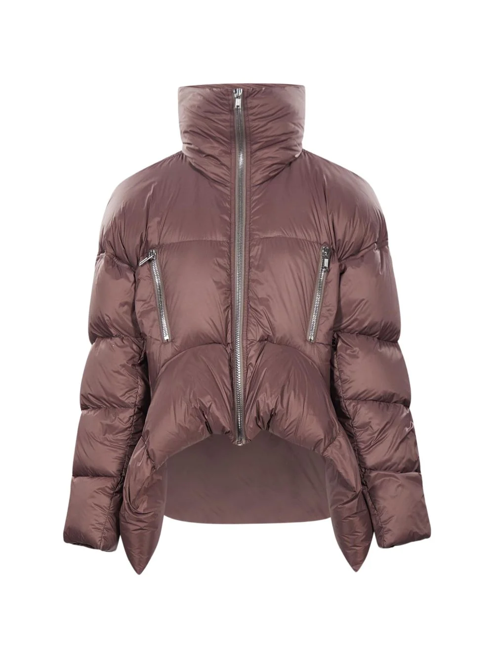 quilted high-neck jacket - 1
