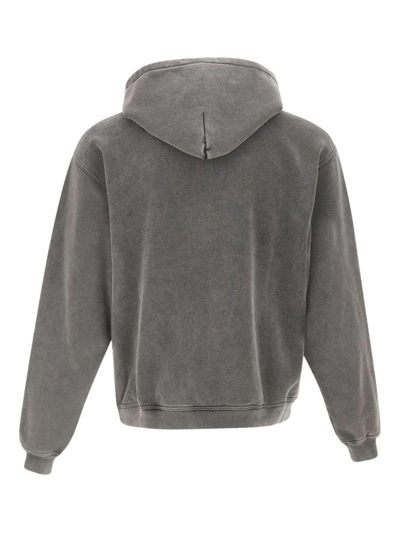 REPRESENT contrasting-detail zip-up hoodie outlook