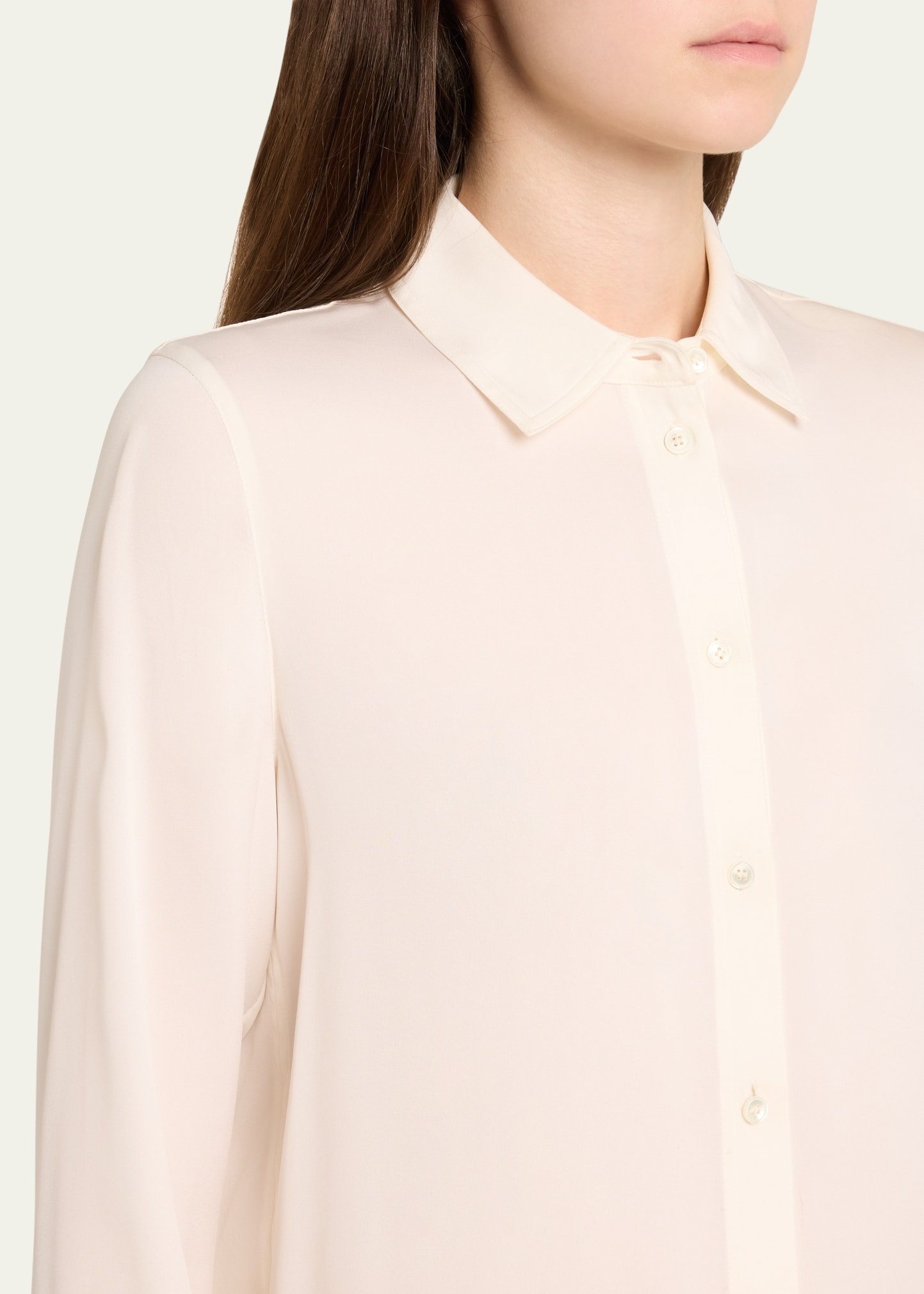 Classic Button-Front Blouse - 5