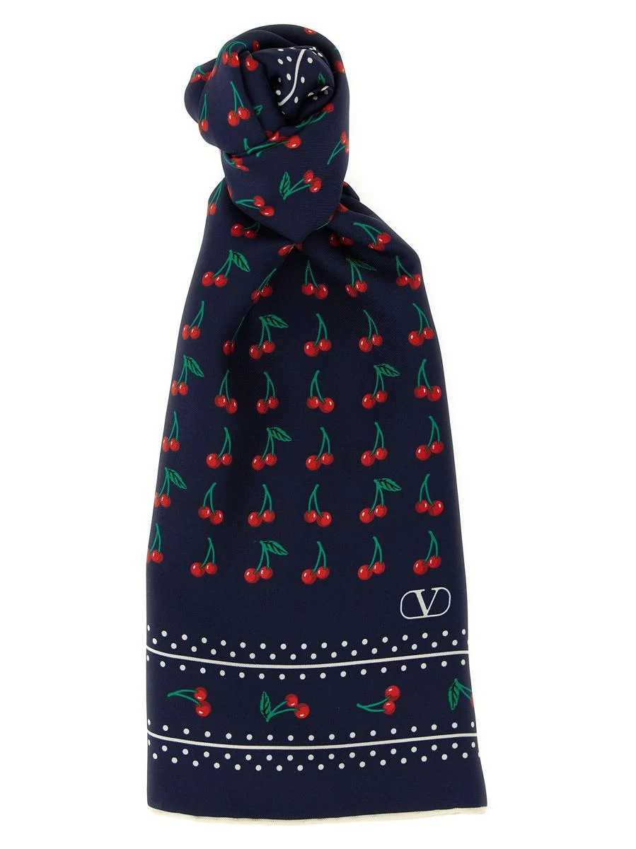 Valentino Garavani Valentino Garavani 'Cherryfic' Scarf - 1
