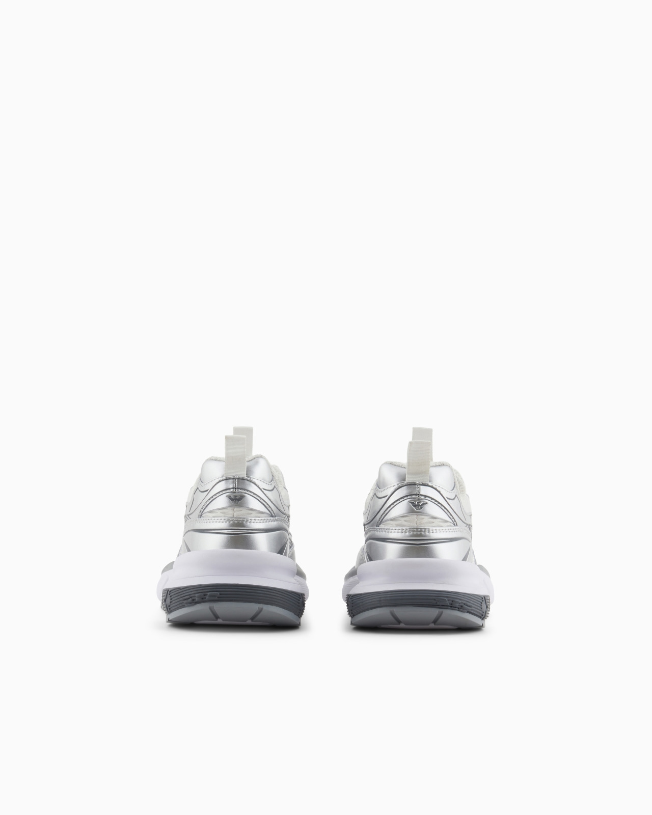 MESH SNEAKERS WITH LAMINATED DETAILS AND SIGNATURE LOGO - 4