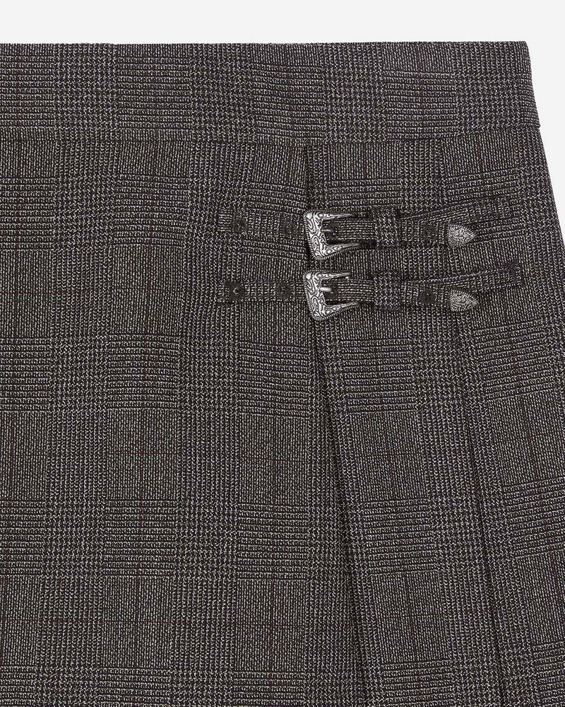 PRINCE DE GALLES SHORT SKIRT IN BROWN WOOL 6