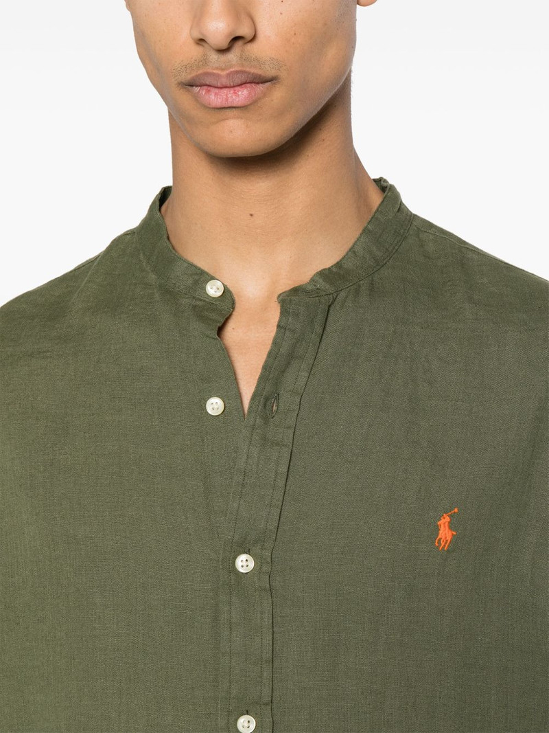 Polo-Pony-motif linen shirt 5