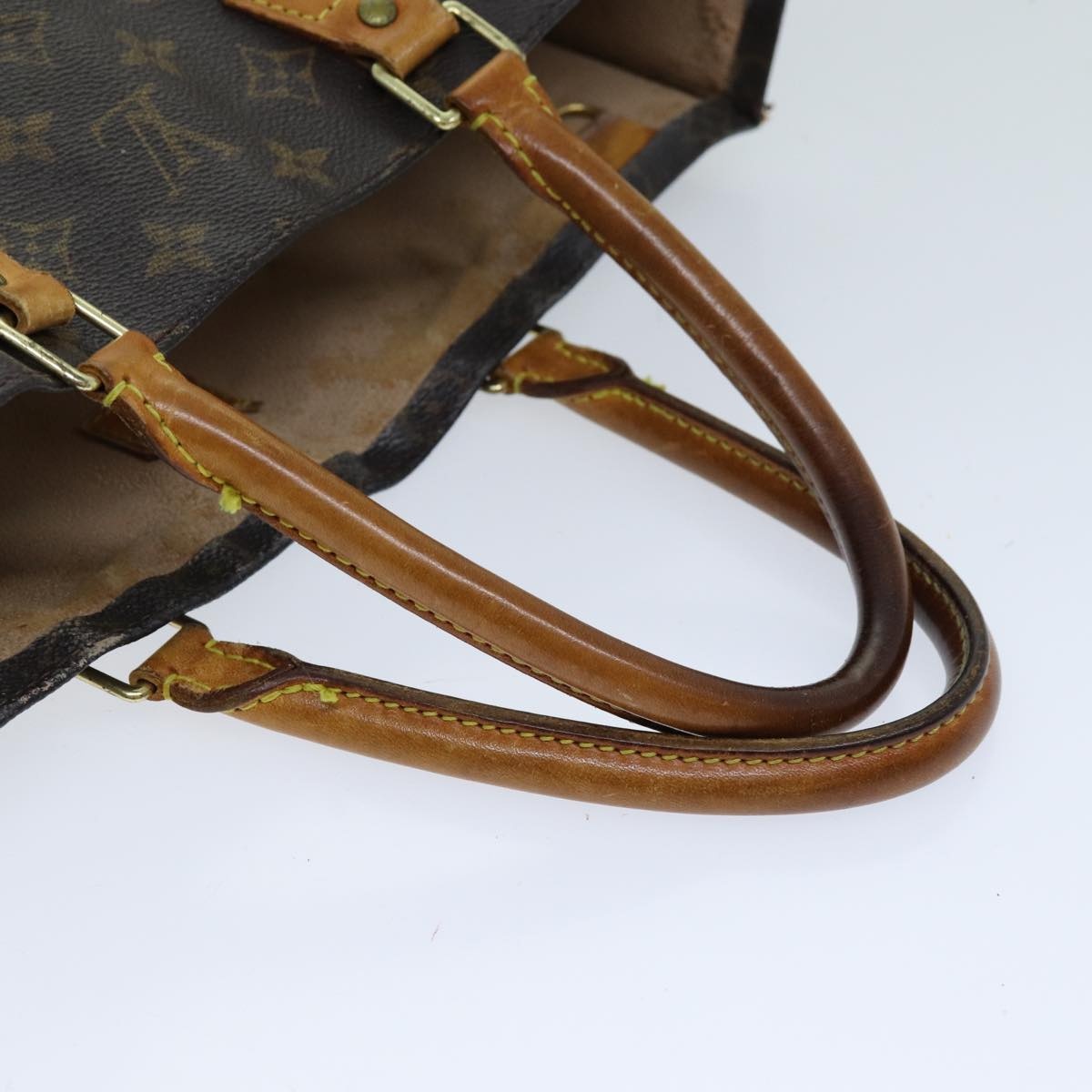 LOUIS VUITTON Monogram Sac Plat Hand Bag M51140 - 7
