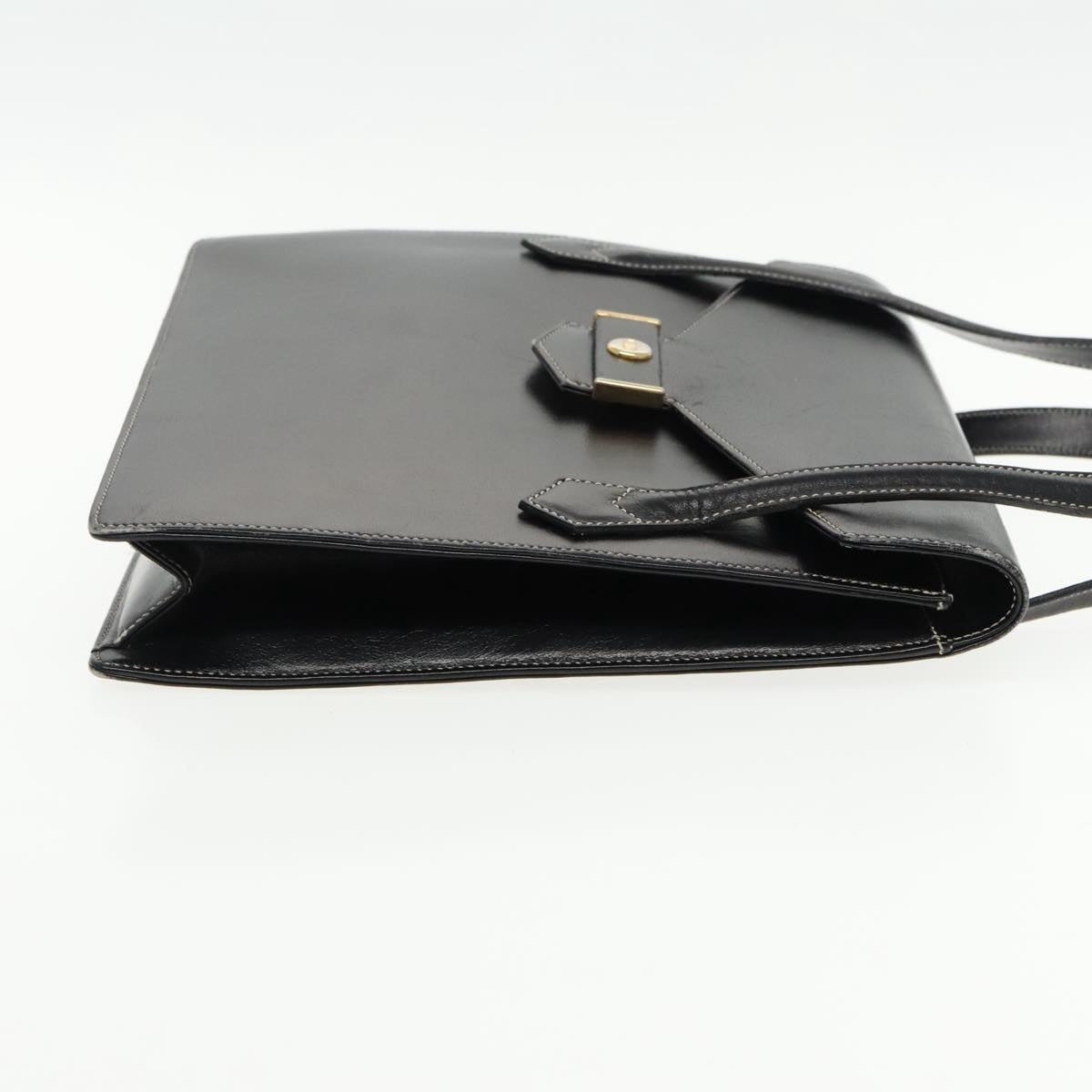DIOR Hand Bag Leather Black Gold - 3