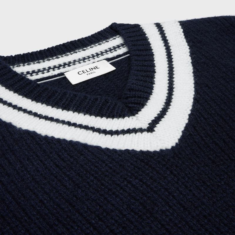 v-neck sweater IN cashmere 8