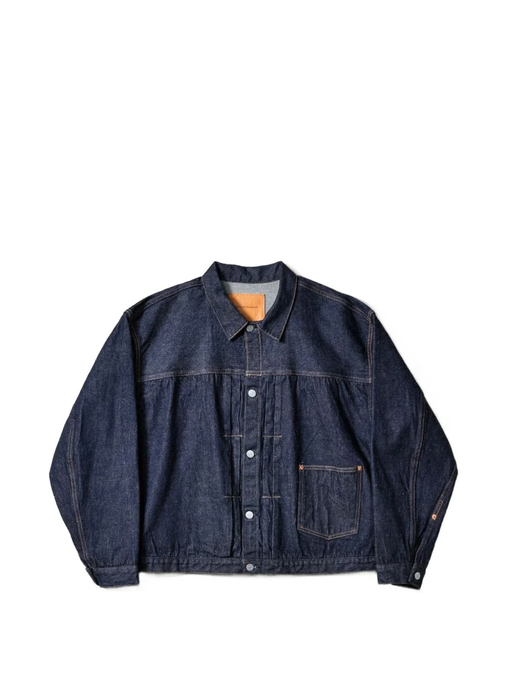 DENIM TRACKER 1P BUTTONED COTTON JACKET - 1