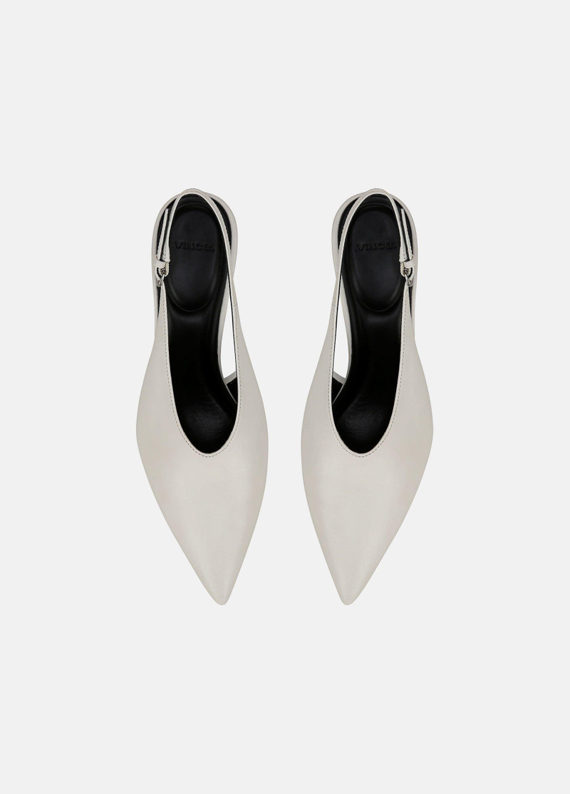 Devi Leather Slingback Pump 4