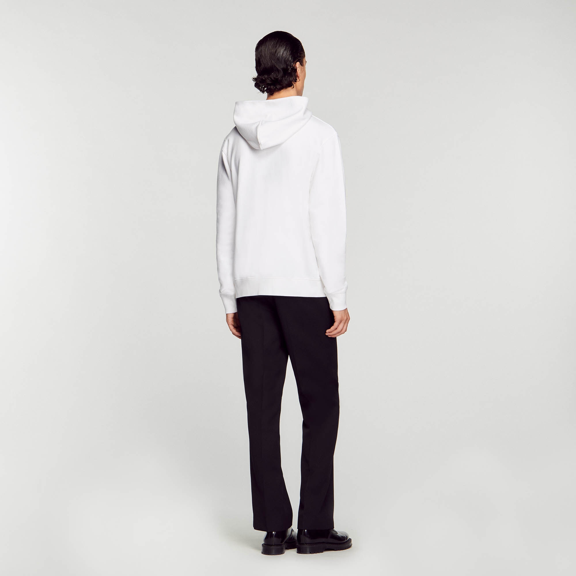 HOODED SWEATSHIRT WITH RUBBER LOGO - 6