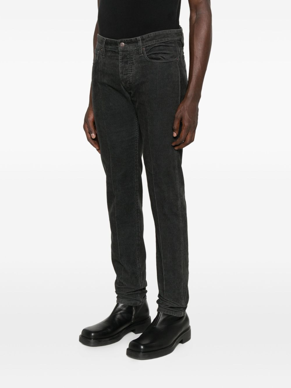 corduroy cotton trousers - 3