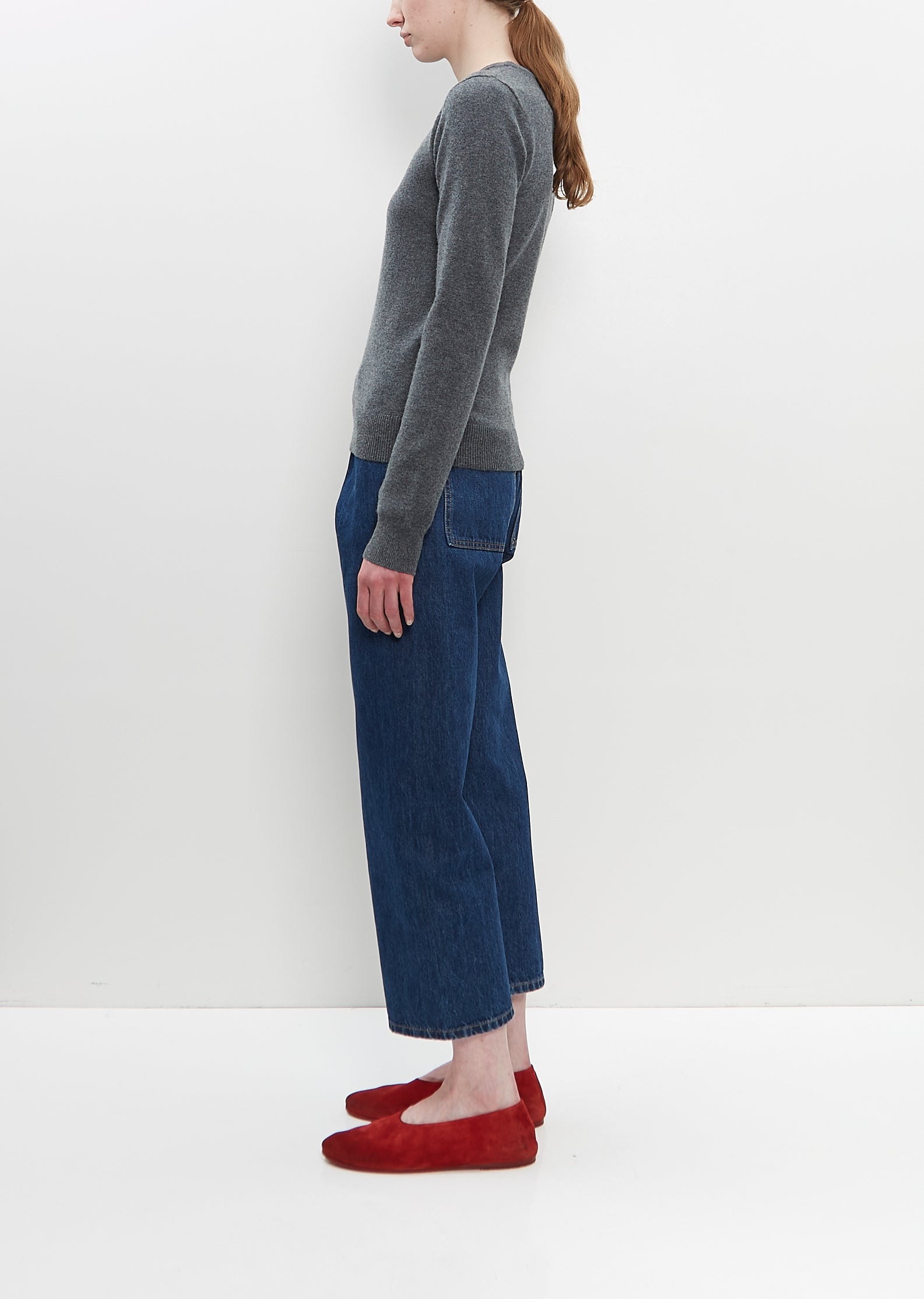 Cashmere Nylon n°41 Body Sweater — Felt - 2