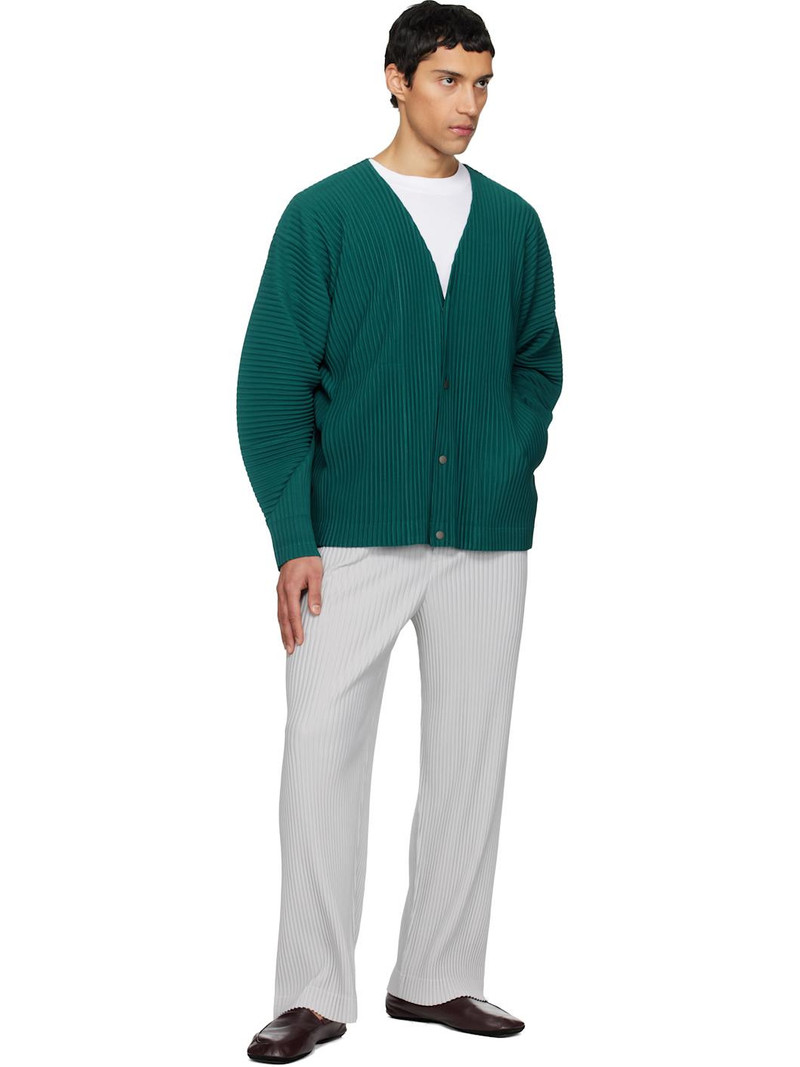 ISSEY MIYAKE Green Color Pleats 1 Cardigan outlook