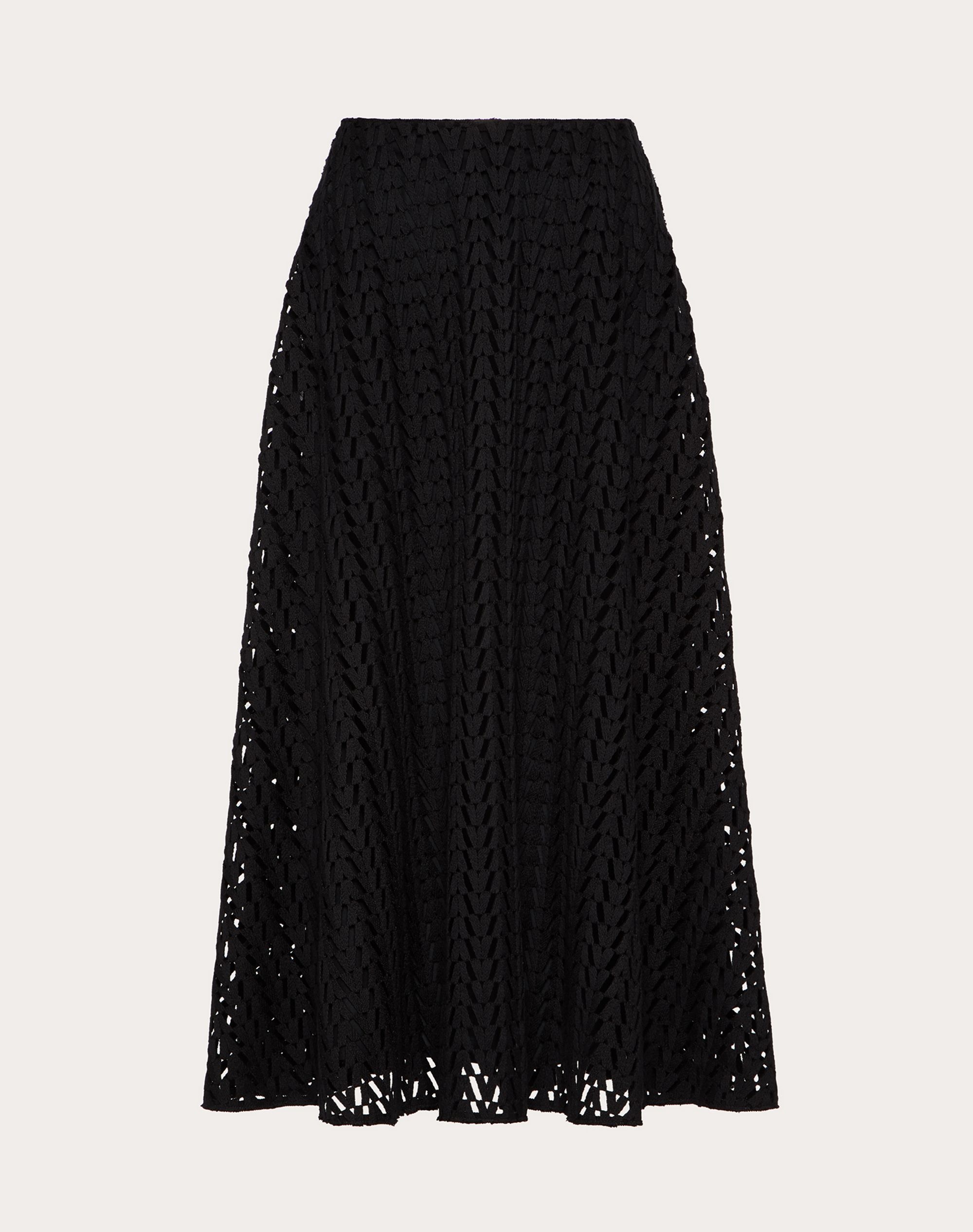 OPTICAL VALENTINO CORDONETTO SKIRT - 1