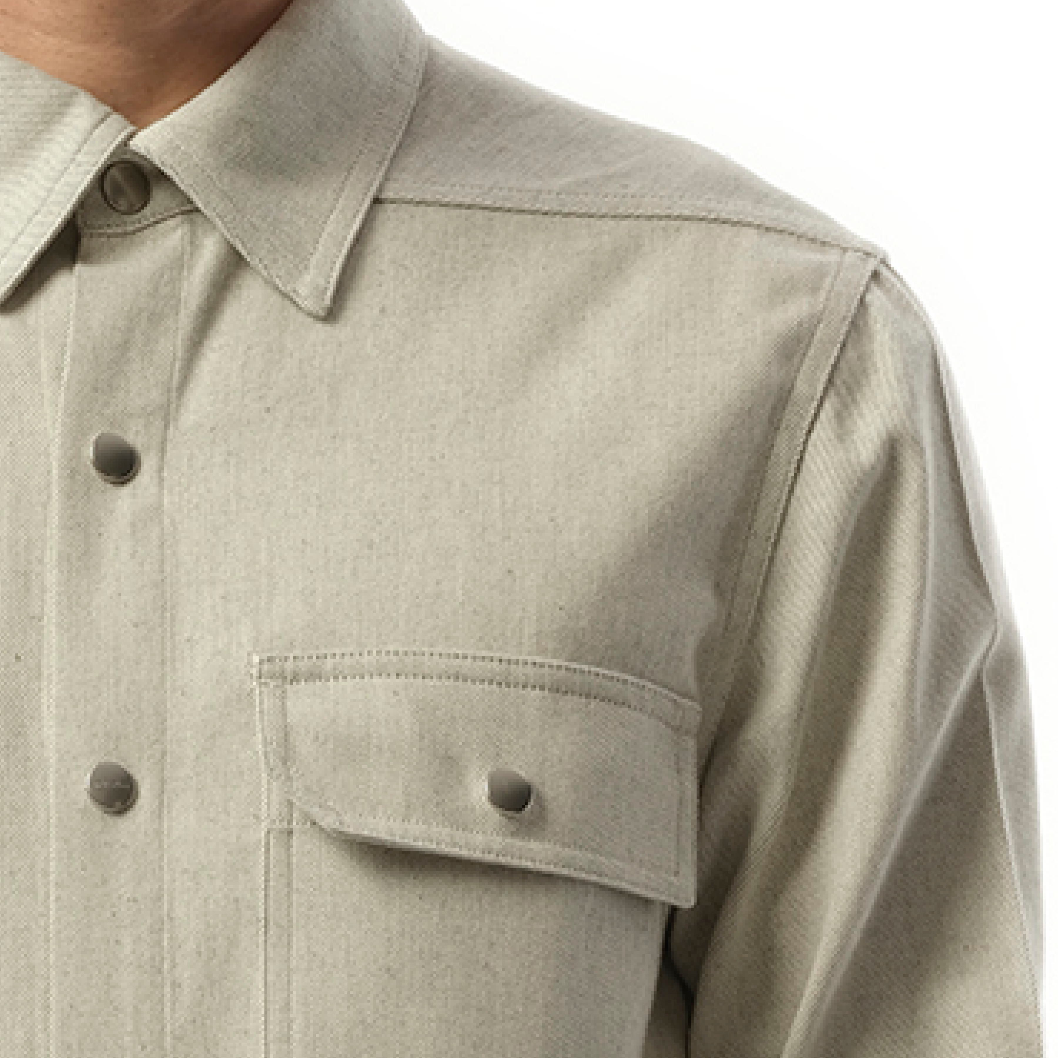Denim Outershirt in Dinge - 3