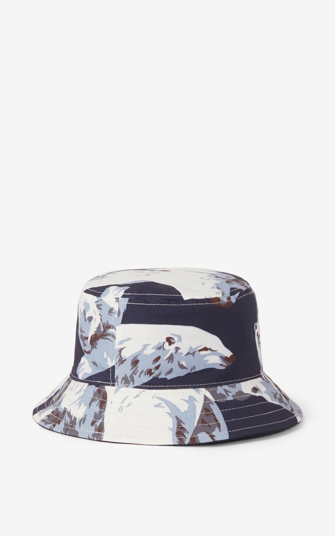 'Polar Bear' 'The Winter Capsule'  reversible bucket hat - 5